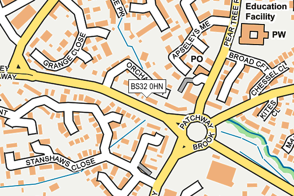 BS32 0HN map - OS OpenMap – Local (Ordnance Survey)