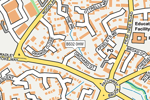 BS32 0HW map - OS OpenMap – Local (Ordnance Survey)