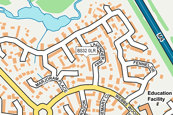 BS32 0LR map - OS OpenMap – Local (Ordnance Survey)