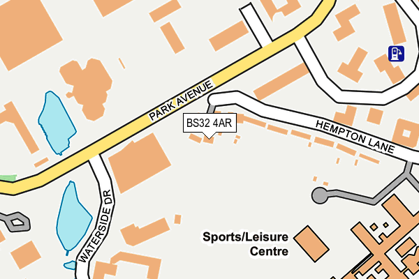 BS32 4AR map - OS OpenMap – Local (Ordnance Survey)
