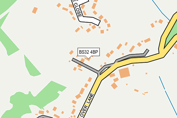 BS32 4BP map - OS OpenMap – Local (Ordnance Survey)