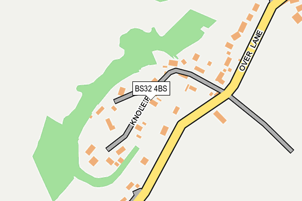 BS32 4BS map - OS OpenMap – Local (Ordnance Survey)