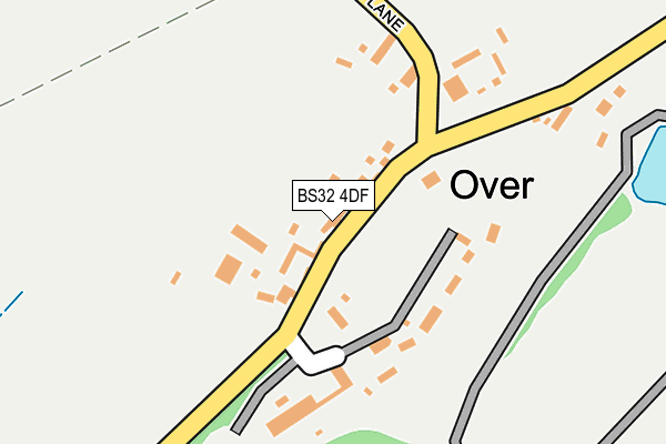 BS32 4DF map - OS OpenMap – Local (Ordnance Survey)
