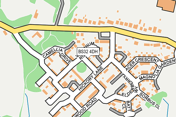BS32 4DH map - OS OpenMap – Local (Ordnance Survey)