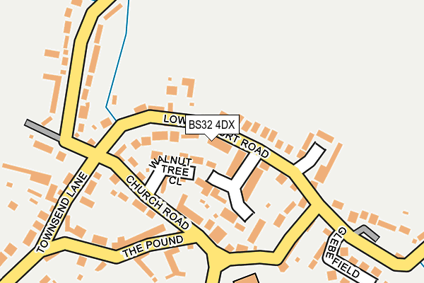BS32 4DX map - OS OpenMap – Local (Ordnance Survey)
