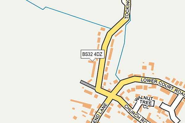 BS32 4DZ map - OS OpenMap – Local (Ordnance Survey)