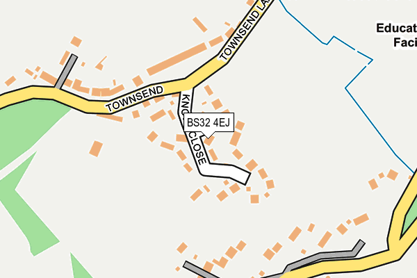 BS32 4EJ map - OS OpenMap – Local (Ordnance Survey)