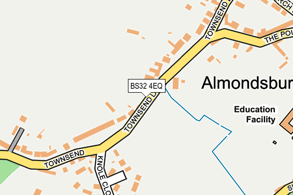 BS32 4EQ map - OS OpenMap – Local (Ordnance Survey)