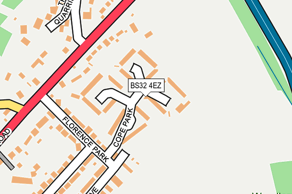 BS32 4EZ map - OS OpenMap – Local (Ordnance Survey)