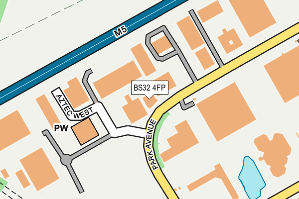 BS32 4FP map - OS OpenMap – Local (Ordnance Survey)