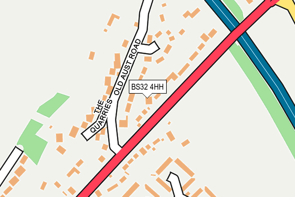 BS32 4HH map - OS OpenMap – Local (Ordnance Survey)