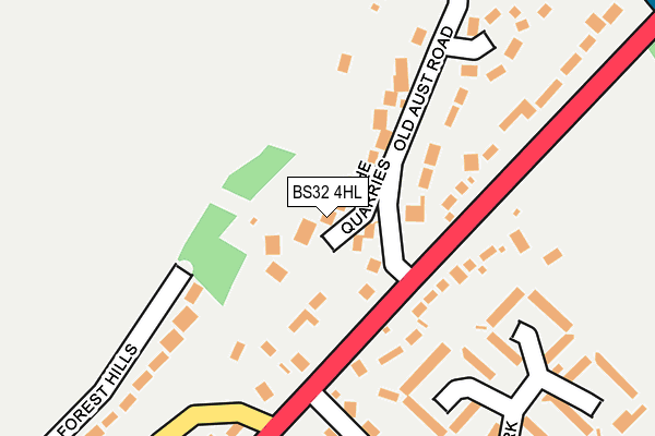 BS32 4HL map - OS OpenMap – Local (Ordnance Survey)