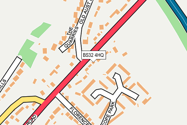 BS32 4HQ map - OS OpenMap – Local (Ordnance Survey)