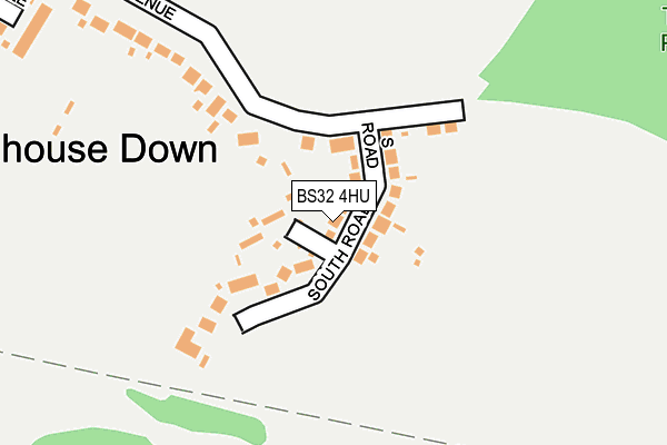 BS32 4HU map - OS OpenMap – Local (Ordnance Survey)