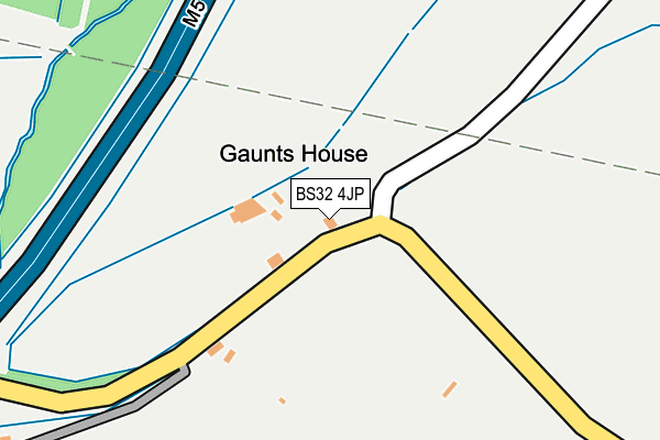 BS32 4JP map - OS OpenMap – Local (Ordnance Survey)