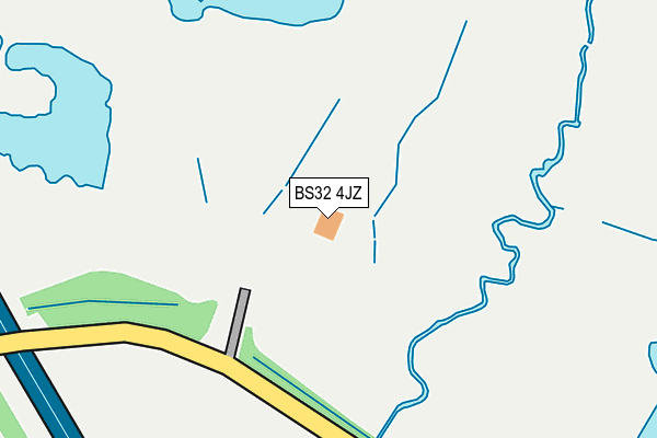 BS32 4JZ map - OS OpenMap – Local (Ordnance Survey)