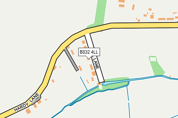 BS32 4LL map - OS OpenMap – Local (Ordnance Survey)