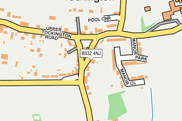 BS32 4NJ map - OS OpenMap – Local (Ordnance Survey)