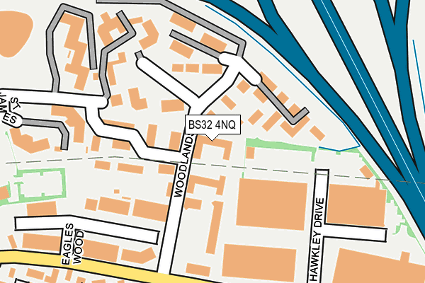 BS32 4NQ map - OS OpenMap – Local (Ordnance Survey)