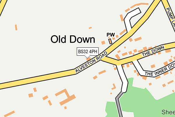 BS32 4PH map - OS OpenMap – Local (Ordnance Survey)