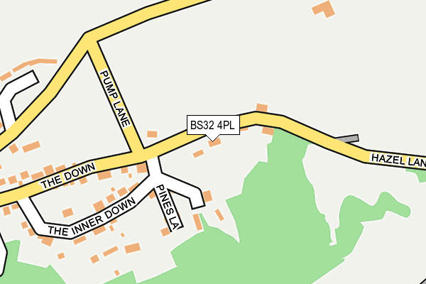 BS32 4PL map - OS OpenMap – Local (Ordnance Survey)