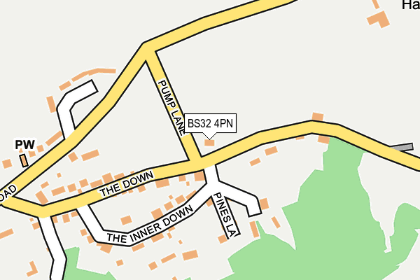 BS32 4PN map - OS OpenMap – Local (Ordnance Survey)