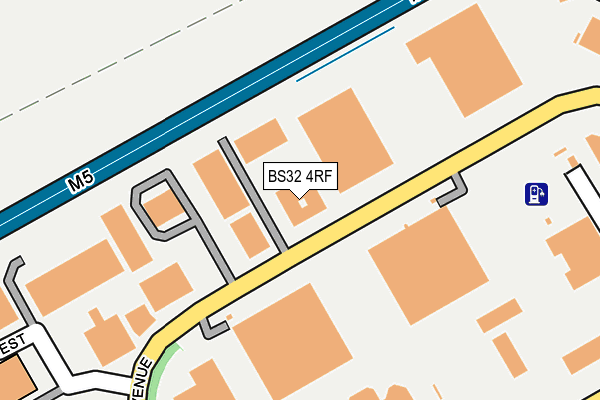 BS32 4RF map - OS OpenMap – Local (Ordnance Survey)