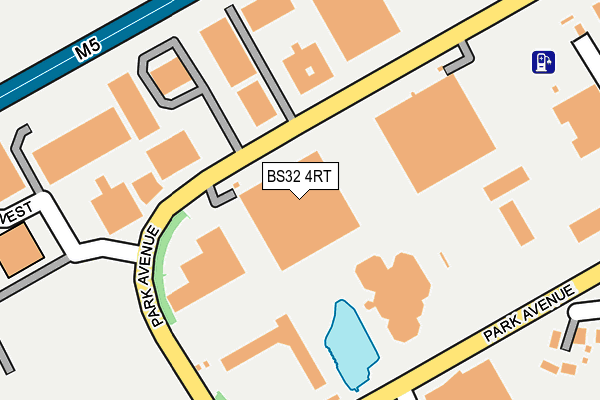 BS32 4RT map - OS OpenMap – Local (Ordnance Survey)