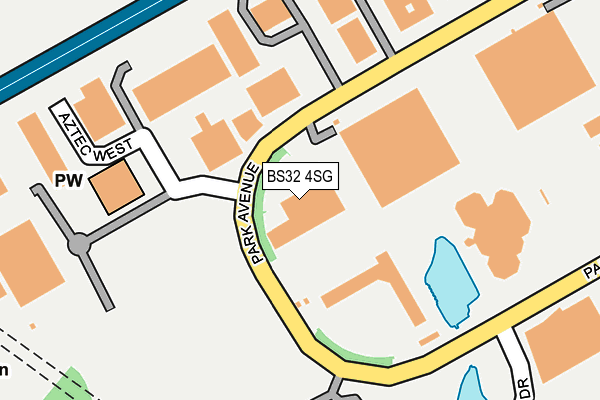 BS32 4SG map - OS OpenMap – Local (Ordnance Survey)