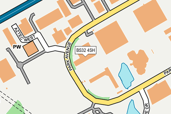 BS32 4SH map - OS OpenMap – Local (Ordnance Survey)