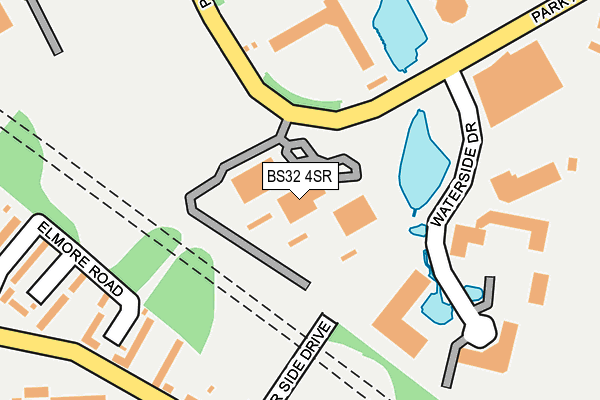 BS32 4SR map - OS OpenMap – Local (Ordnance Survey)