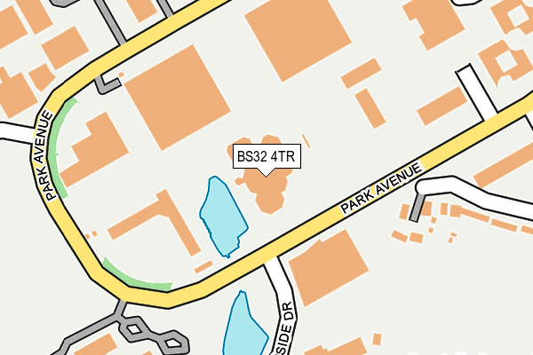 BS32 4TR map - OS OpenMap – Local (Ordnance Survey)