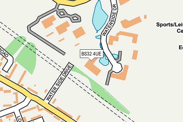 BS32 4UE map - OS OpenMap – Local (Ordnance Survey)
