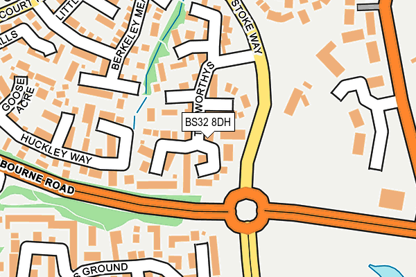 BS32 8DH map - OS OpenMap – Local (Ordnance Survey)