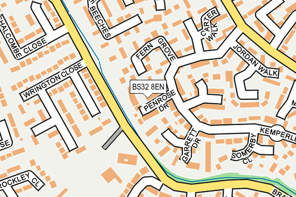 BS32 8EN map - OS OpenMap – Local (Ordnance Survey)