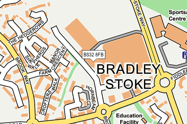 BS32 8FB map - OS OpenMap – Local (Ordnance Survey)