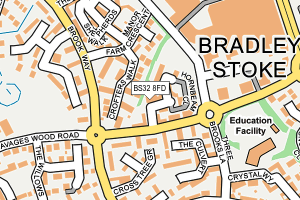 BS32 8FD map - OS OpenMap – Local (Ordnance Survey)