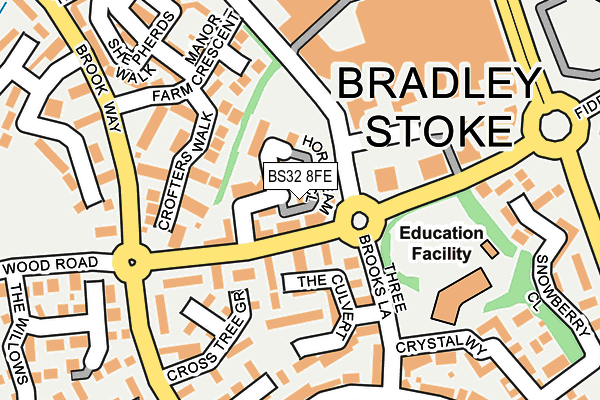 BS32 8FE map - OS OpenMap – Local (Ordnance Survey)