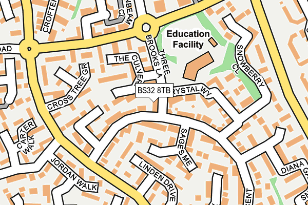 BS32 8TB map - OS OpenMap – Local (Ordnance Survey)