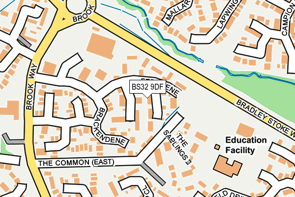 BS32 9DF map - OS OpenMap – Local (Ordnance Survey)