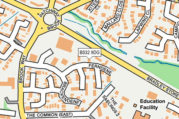 BS32 9DG map - OS OpenMap – Local (Ordnance Survey)