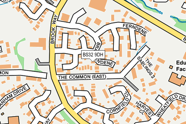 BS32 9DH map - OS OpenMap – Local (Ordnance Survey)