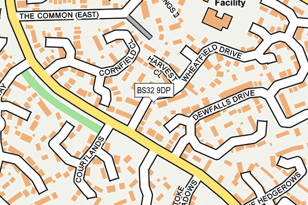 BS32 9DP map - OS OpenMap – Local (Ordnance Survey)