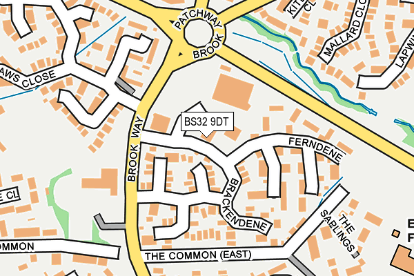 BS32 9DT map - OS OpenMap – Local (Ordnance Survey)