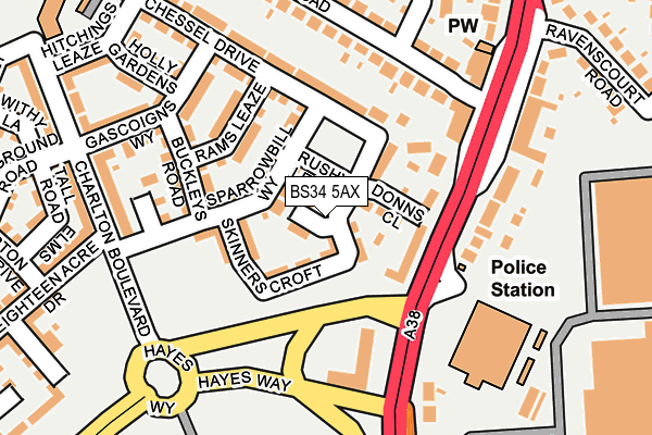 Map of JLS PROPERTY MANAGEMENT LTD at local scale