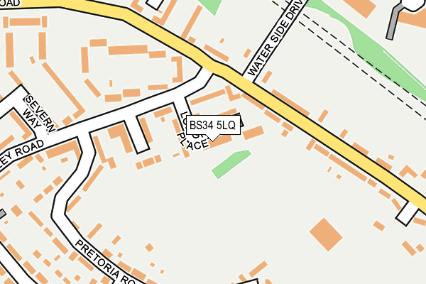 BS34 5LQ map - OS OpenMap – Local (Ordnance Survey)