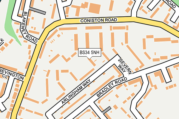 Map of BRISTOL EXTENSIONS LTD at local scale