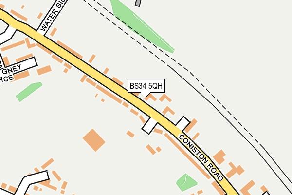 BS34 5QH map - OS OpenMap – Local (Ordnance Survey)