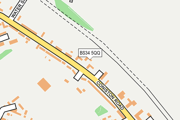BS34 5QQ map - OS OpenMap – Local (Ordnance Survey)