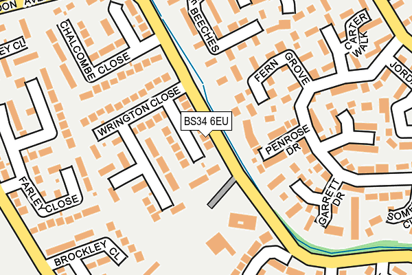 BS34 6EU map - OS OpenMap – Local (Ordnance Survey)